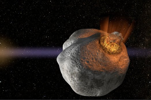 437-Asteroid-Collision